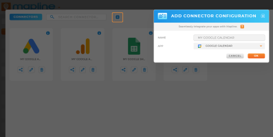 Integrate Google Calendar with Mapline