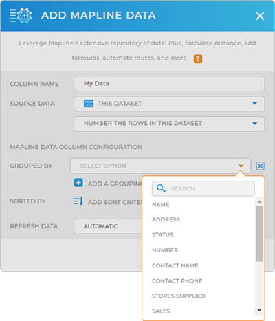 automatically number the rows in your dataset
