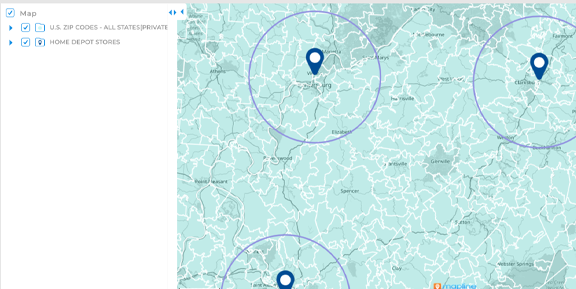 Static map without satellite view