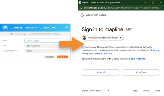 Connect Google Sheets with Mapline in seconds